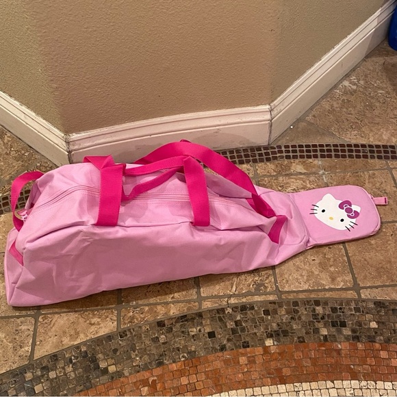 HELLO KITTY Pink Baseball Softball Bat Helmet Sport Gear Bag 7”x9”x30” - Picture 4 of 7